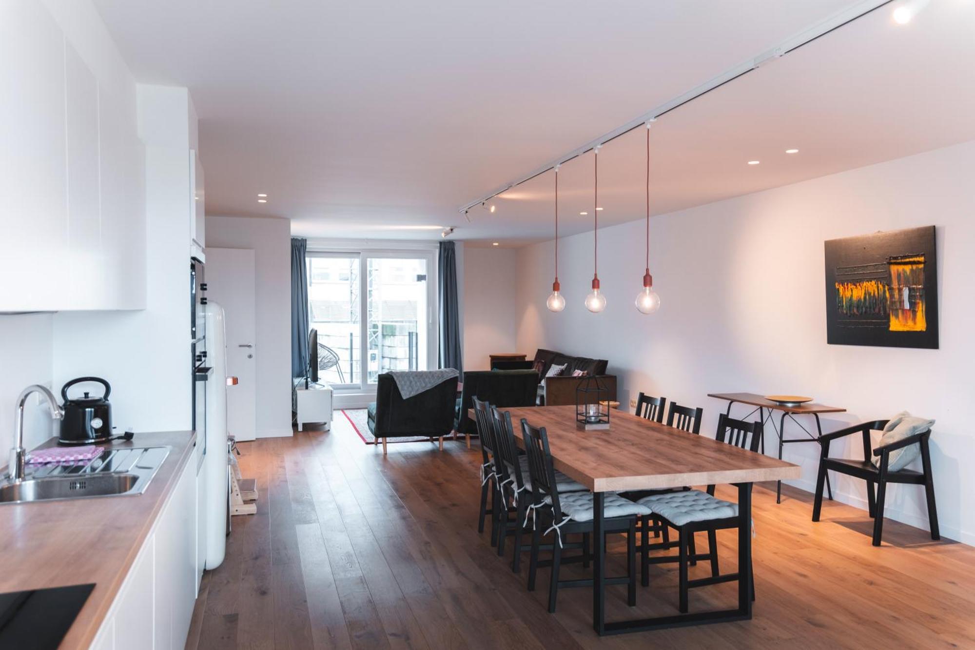 Appartement Flat White - Luxe App Aan Zee Met Terras & Parking